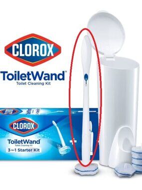 NEW Spare Clorox Toilet Wand ONLY